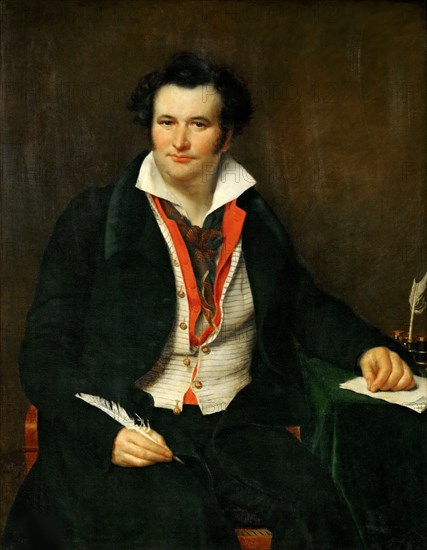 Portrait of the Actor Claude Wolf, called Claude Bernard, .