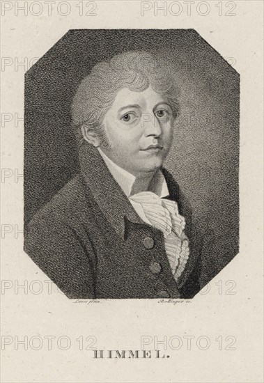 Portrait of the composer and pianist Friedrich Heinrich Himmel (1765-1814) , 1815.