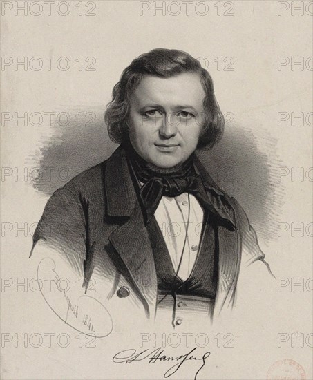 Portrait of the composer Charles-Louis Hanssens (1802-1871), 1841.