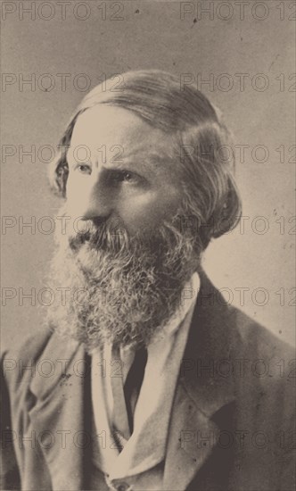 Portrait of the composer Johann Christian Hauff (1851-1929), .