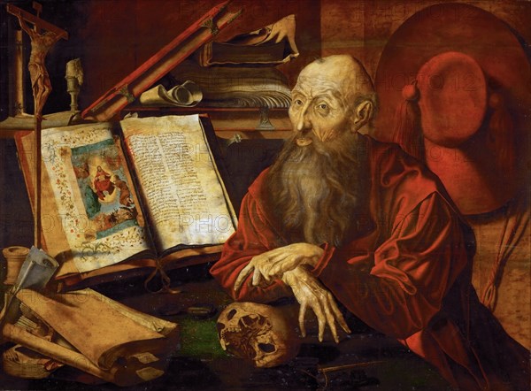 Saint Jerome in his Cell, ca 1545.