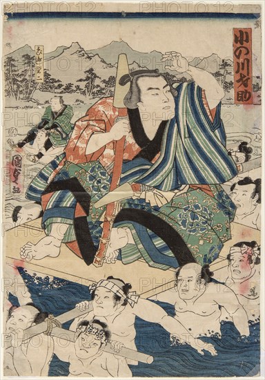 Sumo Wrestler Onogawa Saisuke, 1862.