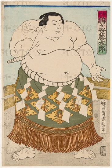 Sumo Wrestler Umgatani, 1875.