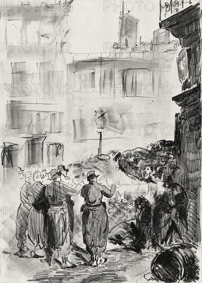 The barricade, 1871.