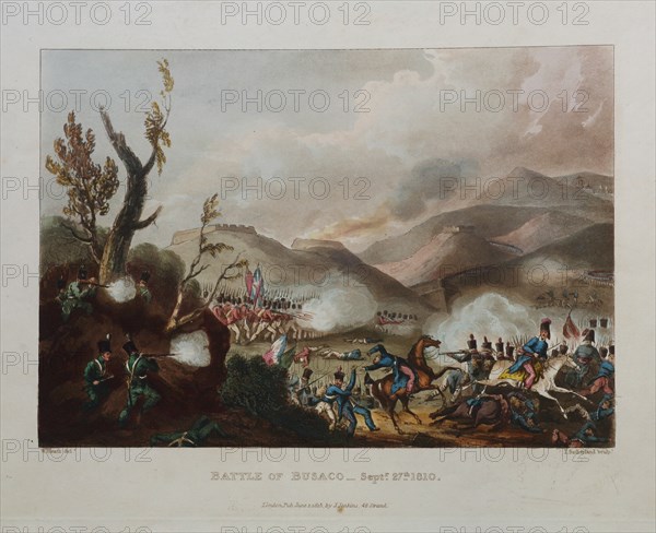 The Battle of Buçaco on September 27, 1810, 1815.