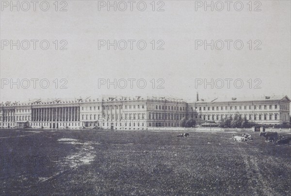 The Catherine Palace (Golovin Palace) in Moscow, 1870s-1880s.