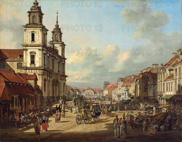 The Church of the Holy Cross in Warsaw, 1778.