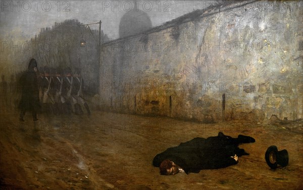 The Execution of Marshal Ney on 7 December 1815, 1868.