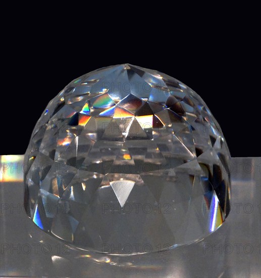 The Orlov diamond (from the Imperial Sceptre of Russian Empress Catherine the Great) , 17th century.