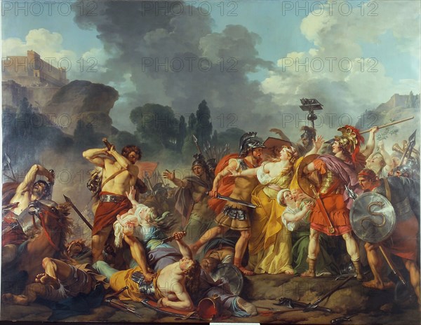 The Rape of the Sabine women, 1781.