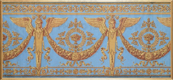 Wallpaper Frieze from the Consulate period, c. 1800.