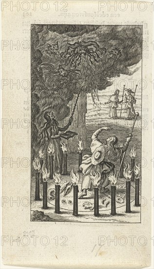 Witch and demons, 1638.