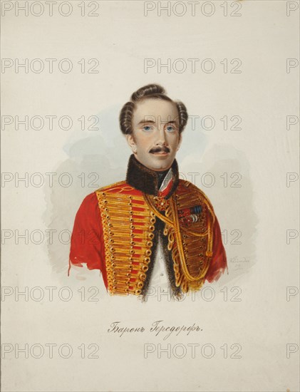 Arist Fyodorovich von Gersdorff (1805-1883) , 1839.