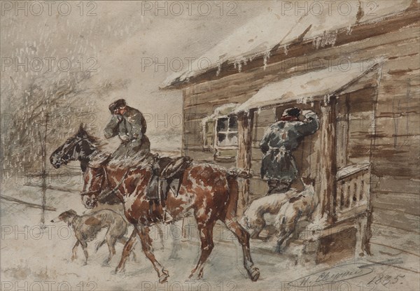 The hunters, 1885.