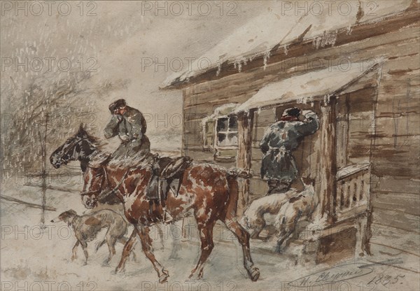 The hunters, 1885.