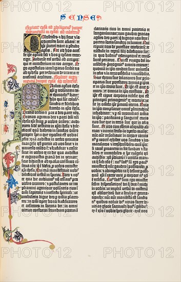 The Gutenberg Bible, 1454.