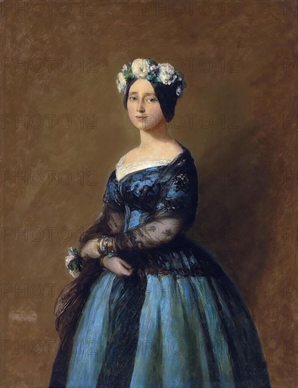 Princess Augusta of Saxe-Weimar-Eisenach (1811-1890), Queen of Prussia, 1846.