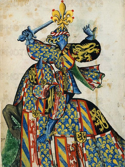 Philip the Good (from: The Great Armorial of the Knights of the Golden Fleece), 1430-1461.