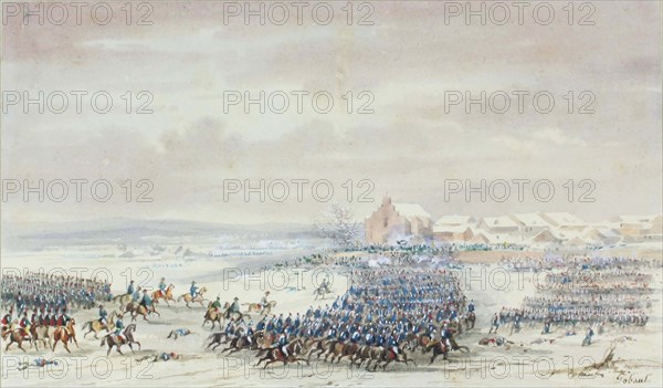 Murat's Cavalry Charge at Eylau.