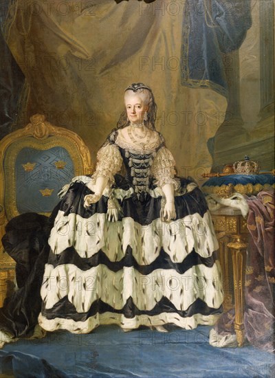 Portrait of Louisa Ulrika of Prussia (1720-1782), Queen of Sweden, 1775.