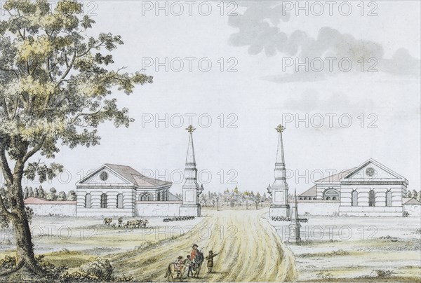 Moscow City Gates, 1792.