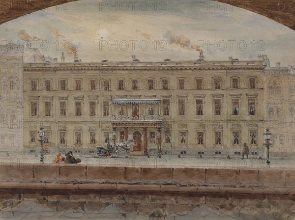 The Reserve House of the Winter Palace, 1860.