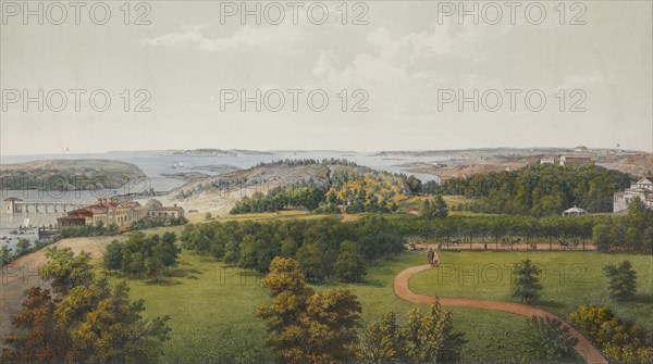 Panoramic View of Sveaborg and Helsingfors (Sheet 2), 1855.