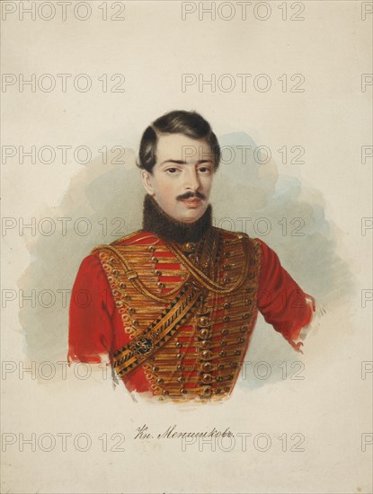 Prince Vladimir Alexandrovich Menshikov (1816-1893) , 1839.