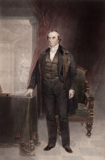 Portrait of Daniel Webster (1782-1852).