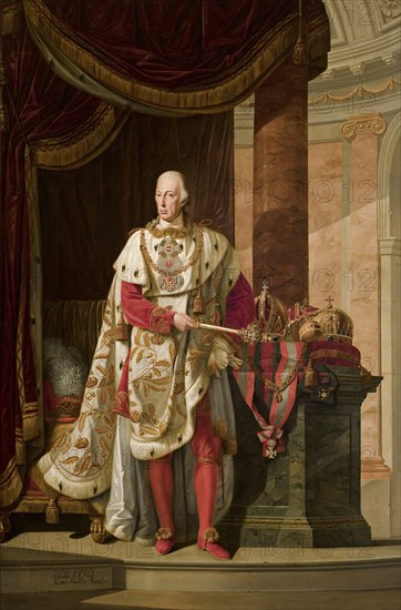 Portrait of Holy Roman Emperor Francis II (1768-1835) in Robe of the Order of Leopold, 1811.