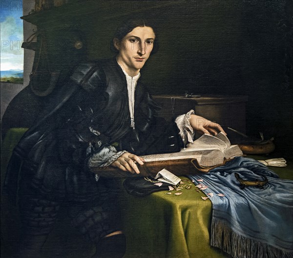 Portrait of a Gentleman in his Study, c. 1527.