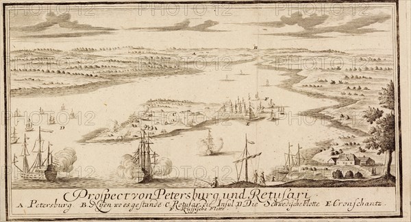 The Russo-Swedish seabattle of Krasnaya Gorka near Kronstadt on May 1790, 1790.