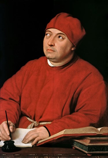 Portrait of Tommaso Inghirami , ca 1509.