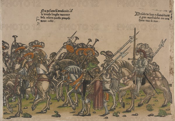 Ceremonial Procession in Bologna on 5 November 1529, on the Occasion of Charles V's Coronation by Po