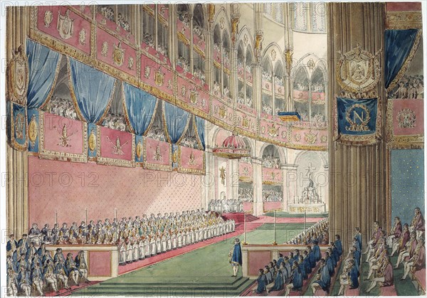 The Coronation Ceremony. The offerings, 1804.
