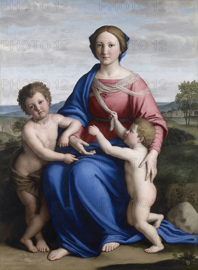 The Virgin and Christ Child with Saint John the Baptist as a Boy , Between 1645 and 1655.