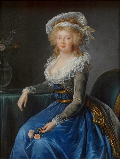 Portrait of Maria Theresa of Naples and Sicily (1772-1807), c. 1790.