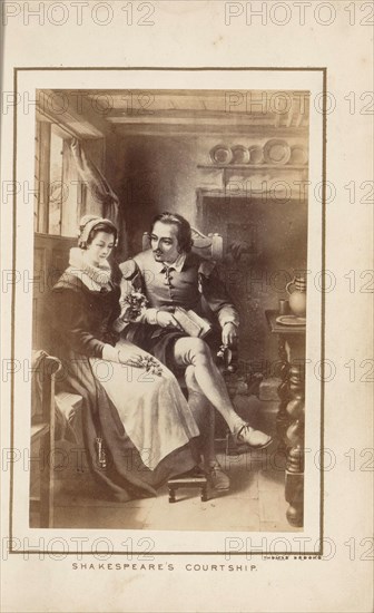 William Shakespeare and Anne Hathaway , 1860s-1870s.