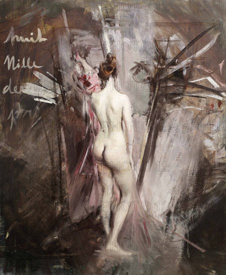 Nude from behind, 1895.