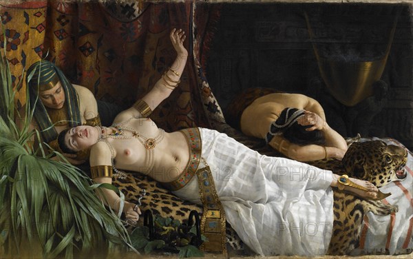 The Death of Cleopatra, ca 1878.