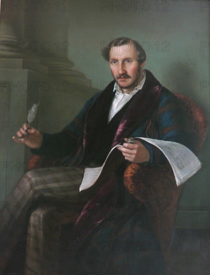 Portrait of the composer Gaetano Donizetti (1797-1848).