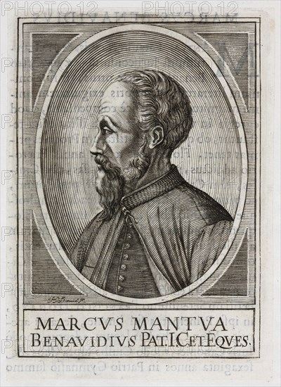 Portrait of Marco Mantova Benavides (1489-1582).