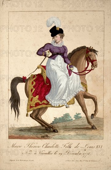 Marie Thérèse of France (1778-1851).