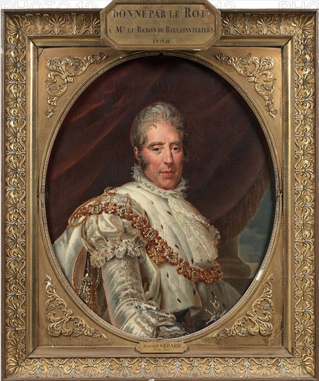 Portrait of King Charles X of France (1757-1836).