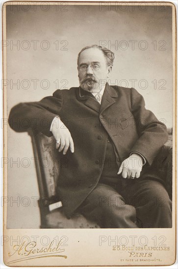 Portrait of Émile Zola (1840-1902), ca 1895-1900.