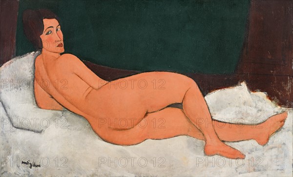 Nude lying (Nu couché) , 1917.