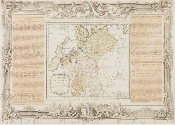 Map of the European Russia, 1766.