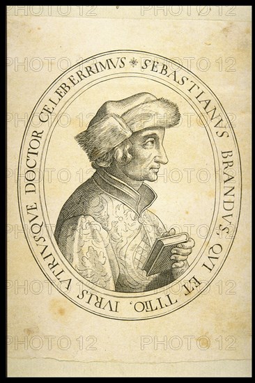 Portrait of Sebastian Brant , c. 1497.