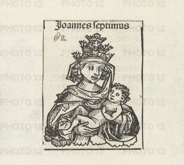 Pope Joan (from the Schedel's Chronicle of the World), 1493.