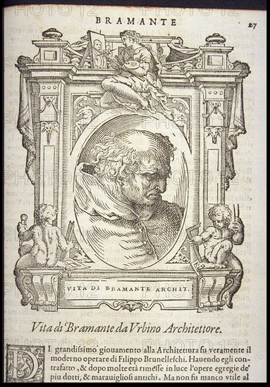 Donato Bramante, ca 1568.